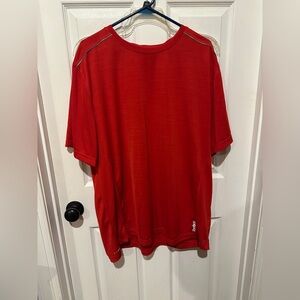 Reebok Men’s Red Short-Sleeve Athletic Tee